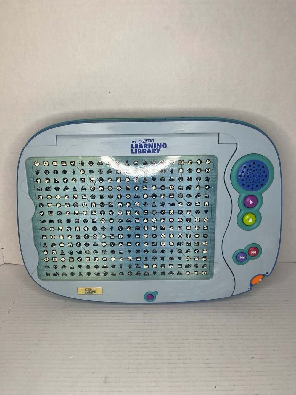 RARE Kidz Delight My Amazing Learning Library Electronic CD Player WORKS!